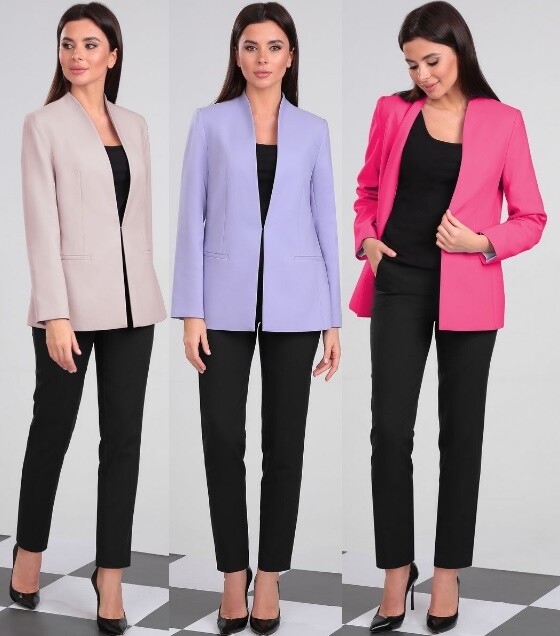 Костюм, жакет, брюки, джемпер LeNata 31304