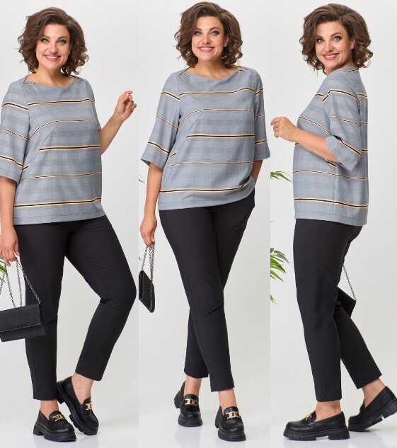 Комплект, брюки, блуза Anastasia 1018