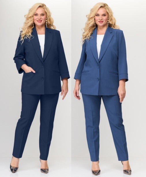 Комплект, жакет, блузка, брюки Элль-Стиль 2222