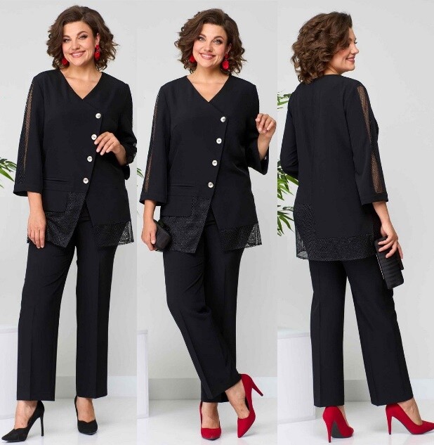 Костюм, блузка, брюки Асолия 1387