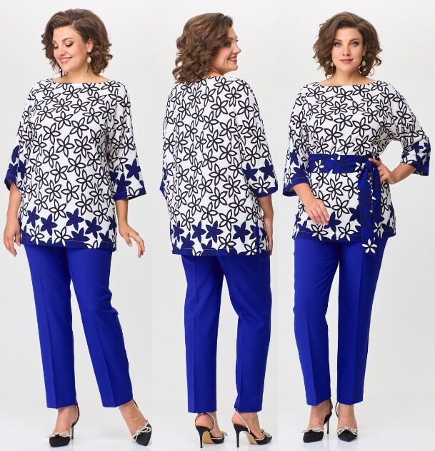 Комплект, блузка, брюки T&N 7419