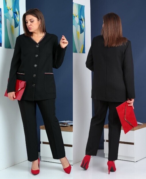 Комплект, жакет, брюки Ивелта Плюс 2953ч