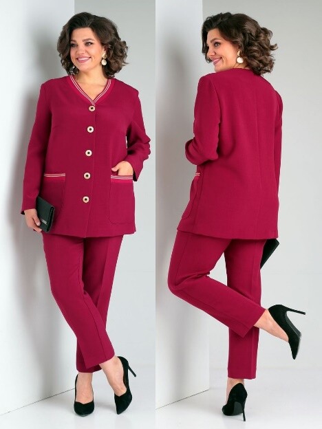 Комплект, жакет, брюки Ивелта Плюс 2953Б