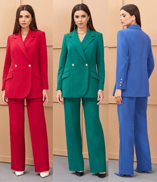 Костюм, жакет, брюки Galean Style 910