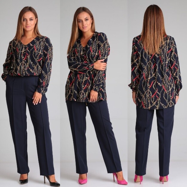 Комплект, блузка, брюки Andrea Fashion 16