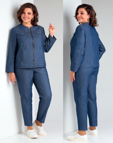 Костюм, жакет, брюки Ивелта Плюс 2986С