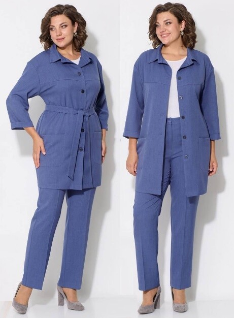 Костюм, жакет, брюки Fortuna. Шан-Жан 1617