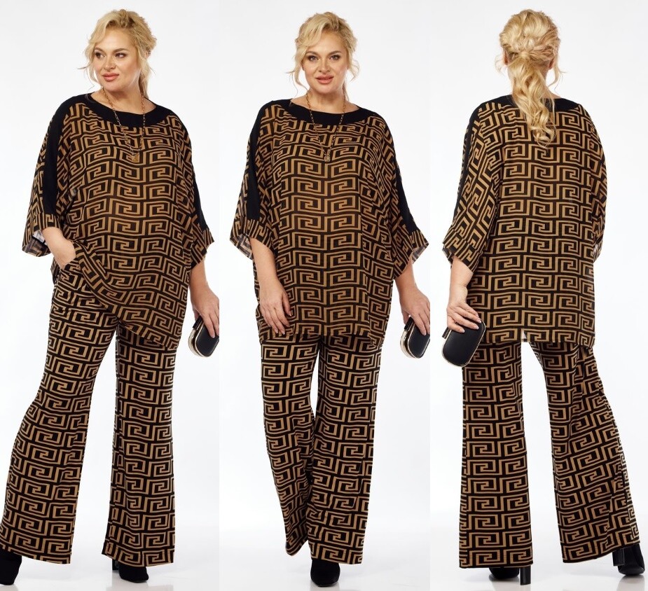 Комплект, блуза, брюки Michel Chic 1359