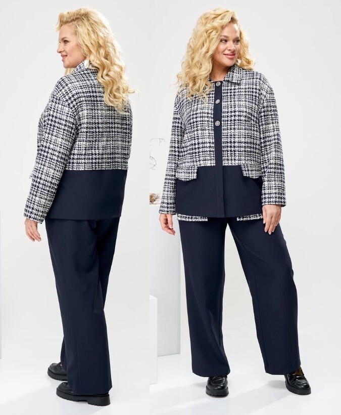 Комплект, жакет, брюки Romanovich Style 2-2574