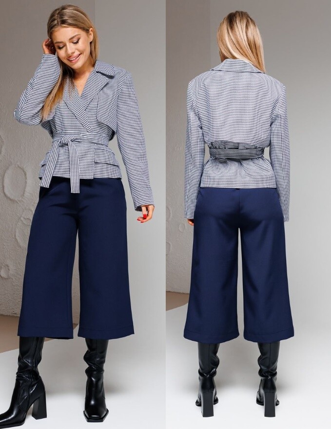 Комплект, жакет, брюки, кюлоты Ambera Style 2051