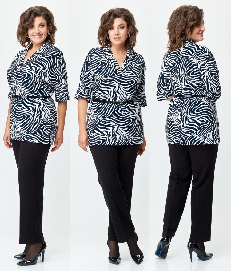 Комплект, блузка, брюки T&N 7434