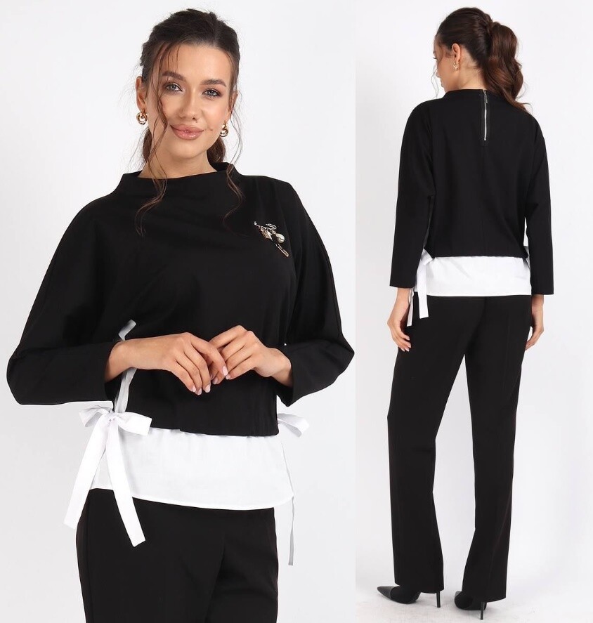 Костюм, блузка, брюки Mia-Moda 1523