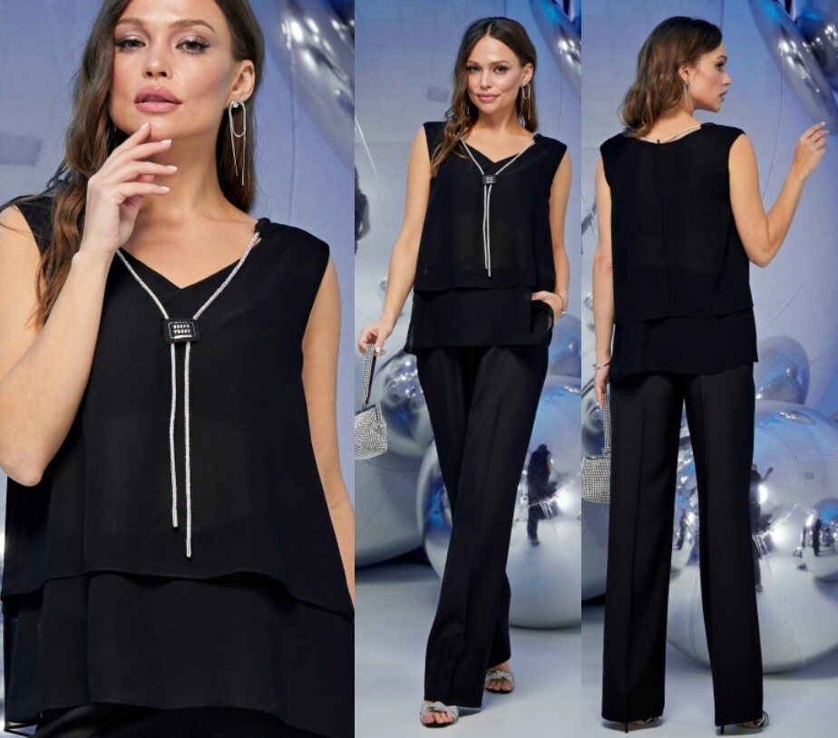 Комплект, блуза, брюки Магия Моды 2357