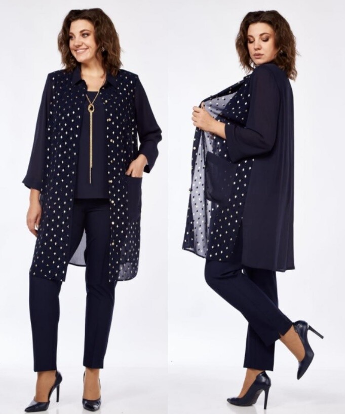 Комплект, блуза, топ, брюки Милора-Стиль 1181