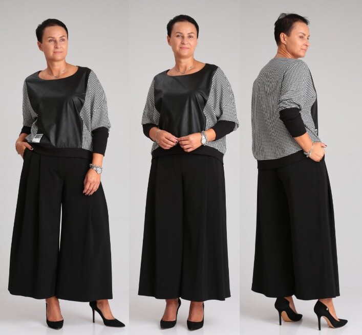 Комплект, джемпер, брюки, костюм ZigzagStyle 488