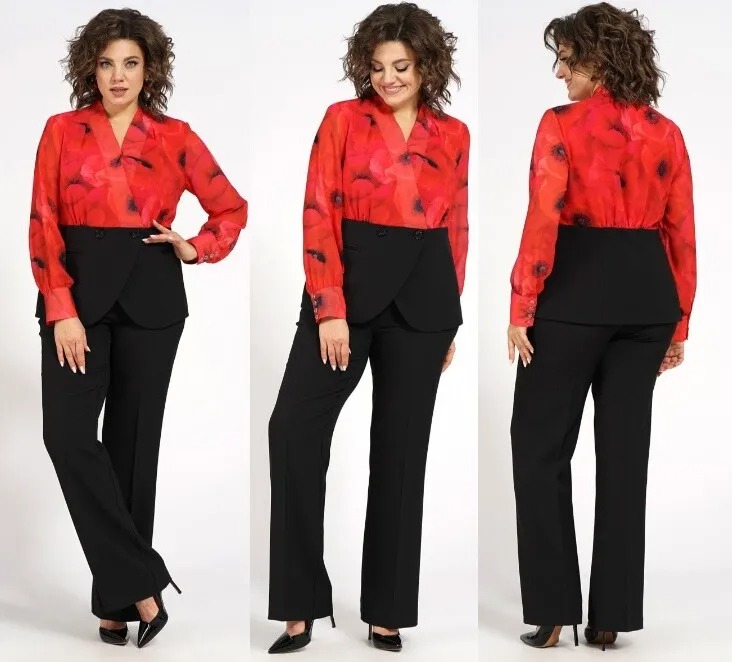 Жакет, блуза, брюки Alani Collection 2088