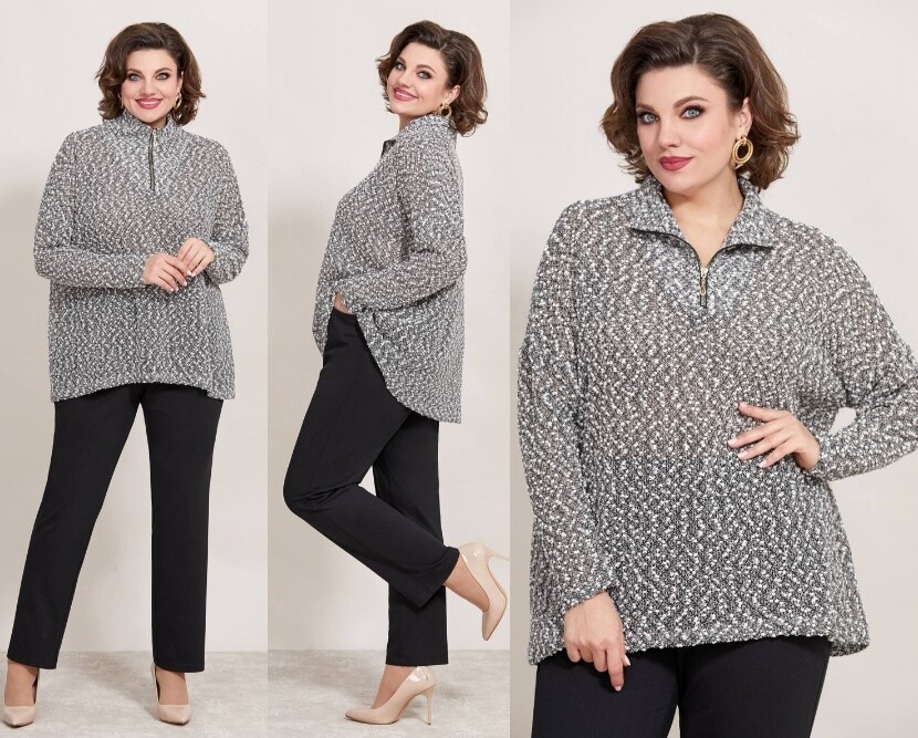 Комплект, блуза, брюки, блузка Mira Fashion 5373