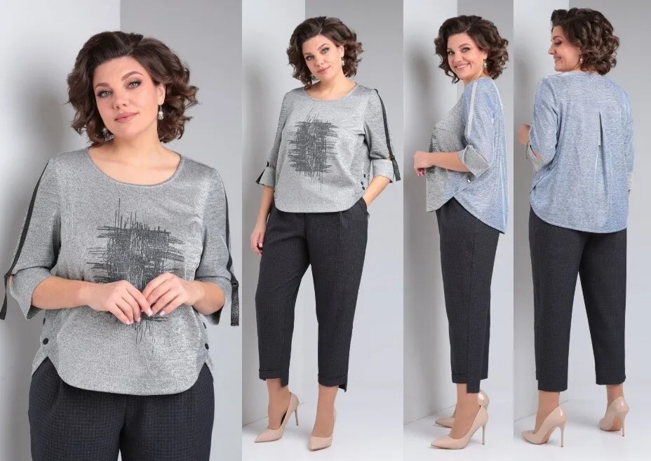Комплект, брюки, костюм ZigzagStyle 508Г