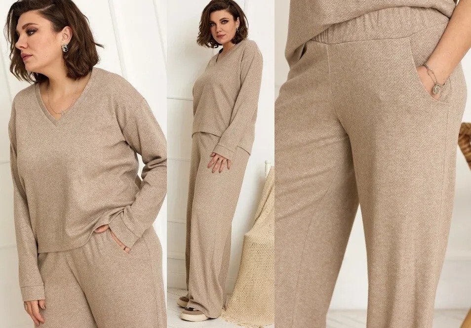 Комплект, лонгслив, брюки BegiModa 3059