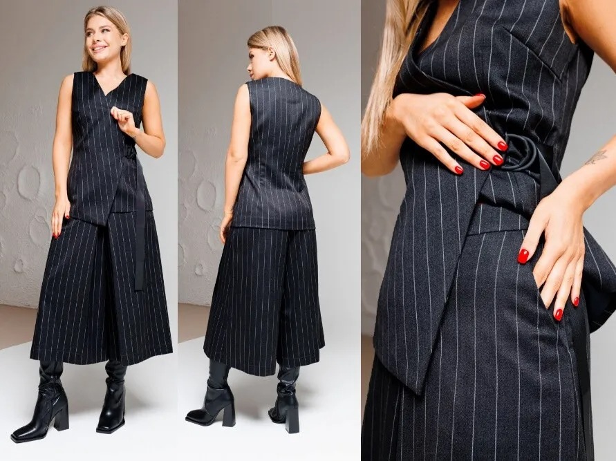 Брюки, жилет, юбка Ambera Style 2052В