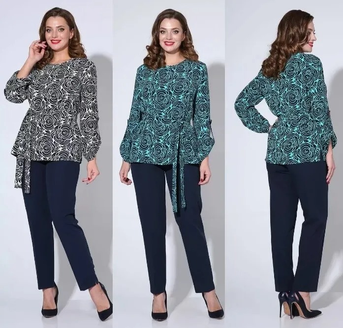 Комплект, блуза, брюки Liona Style 811