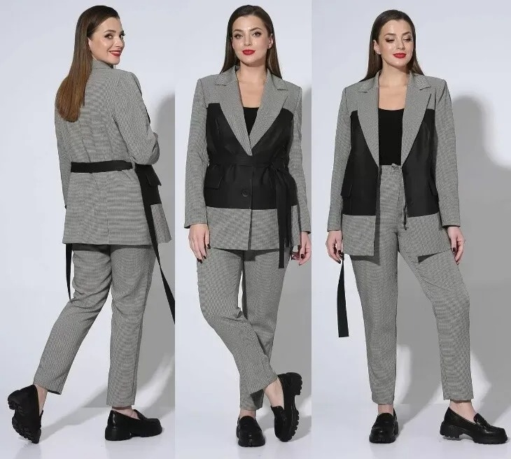 Комплект, жакет, брюки Liona Style 808ч