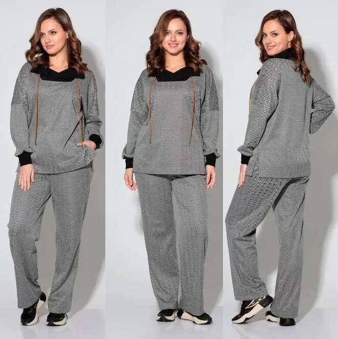 Комплект, блузон, брюки Liona Style 869
