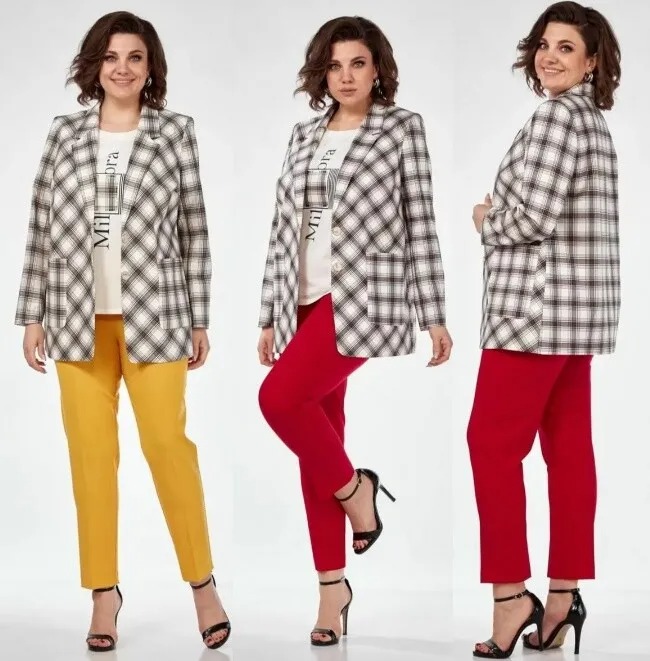 Костюм, жакет, брюки Милора-Стиль 1229