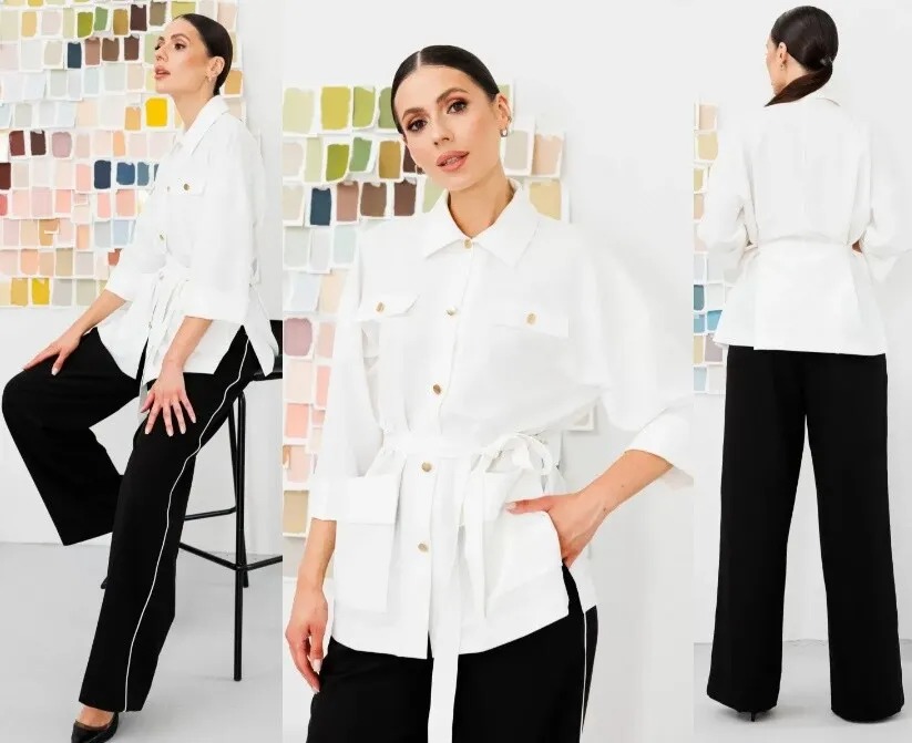 Комплект, блузон, брюки Ларс Стиль 948