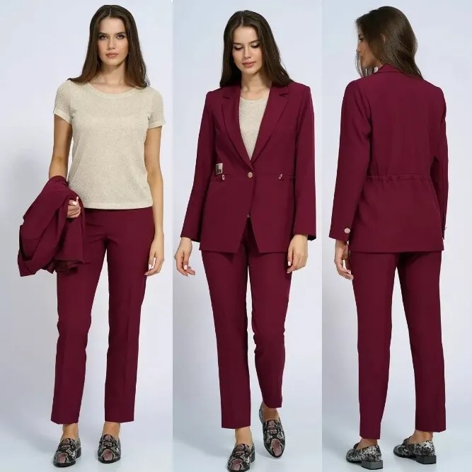 Костюм, жакет, брюки, блуза Alani Collection 2139