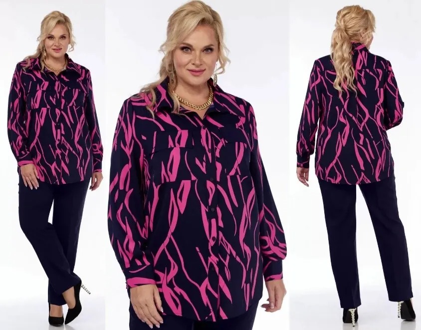 Комплект, блузка, брюки, блуза Элль-Стиль 2315/1