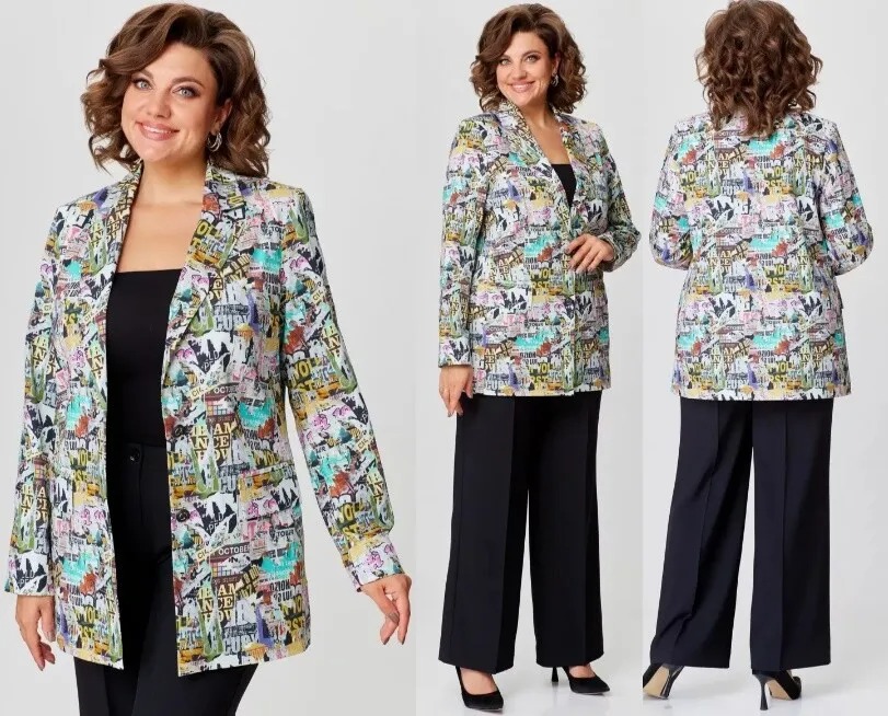 Брюки, жакет БелЭльСтиль 762+601