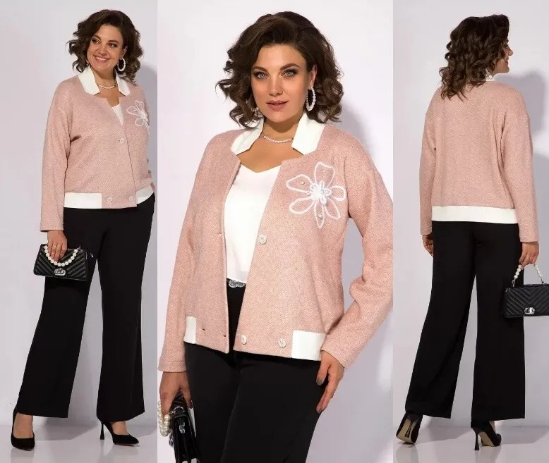 Комплект, кардиган, брюки Liliana 1350_Бр