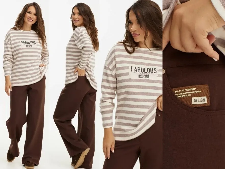 Комплект, джемпер, брюки Магия Моды 2485