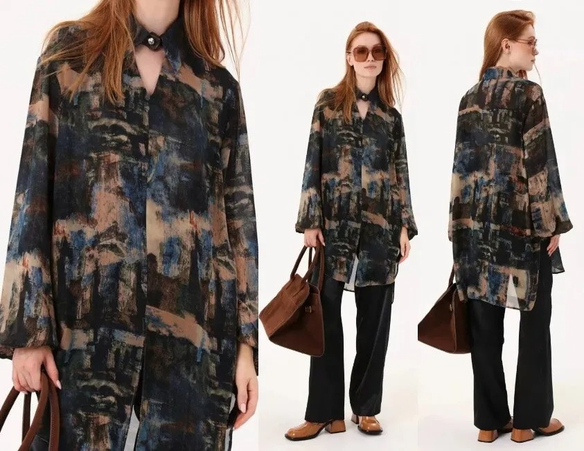 Костюм, блуза, брюки NikVa н817-1