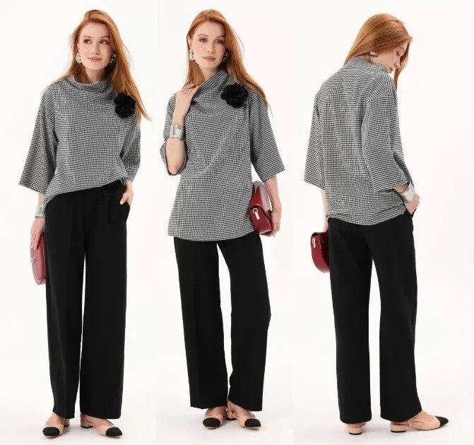 Костюм, джемпер, брюки, комплект NikVa н807-1