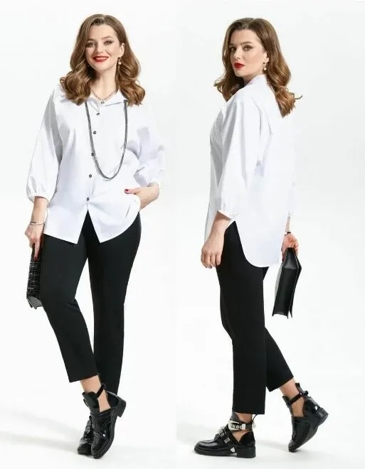 Костюм, брюки, рубашка, блузка Teza 1789