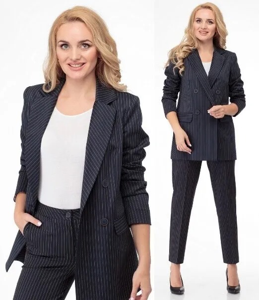 Комплект, жакет, брюки БелЭльСтиль 785+596