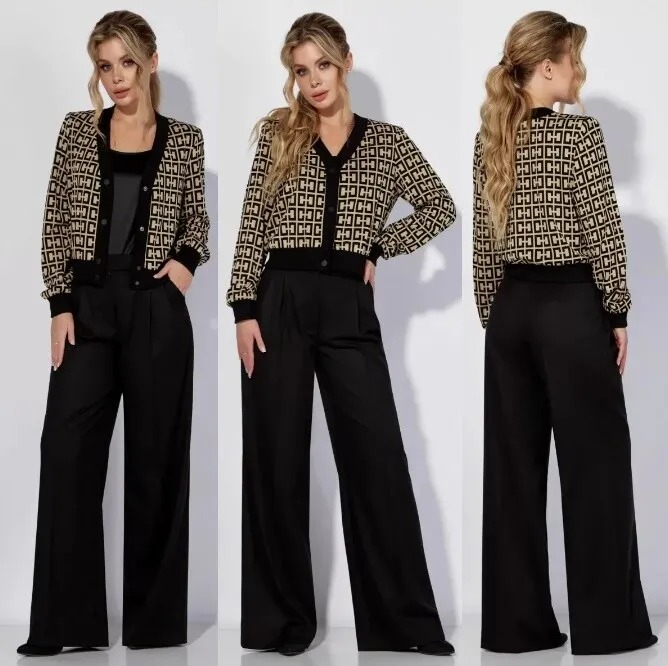 Костюм, брюки, кардиган LEANNA STYLE 9020