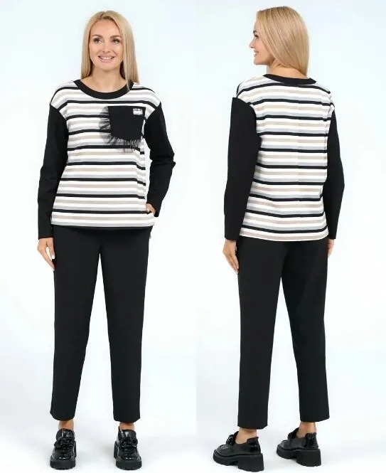 Комплект, блузон, брюки Alani Collection 2210