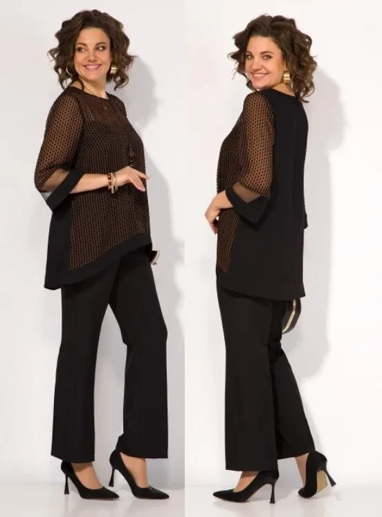 Комплект, блуза, брюки Liliana 1399БрПн