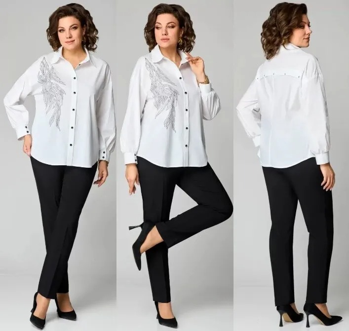 Комплект, блузка, брюки Мишель Стиль 1248