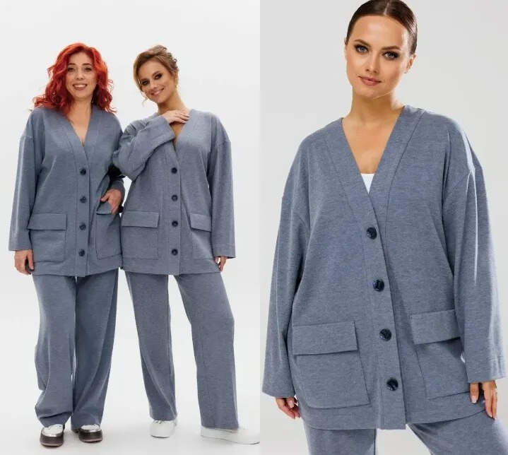 Костюм, джемпер, брюки, блуза Mubliz 122