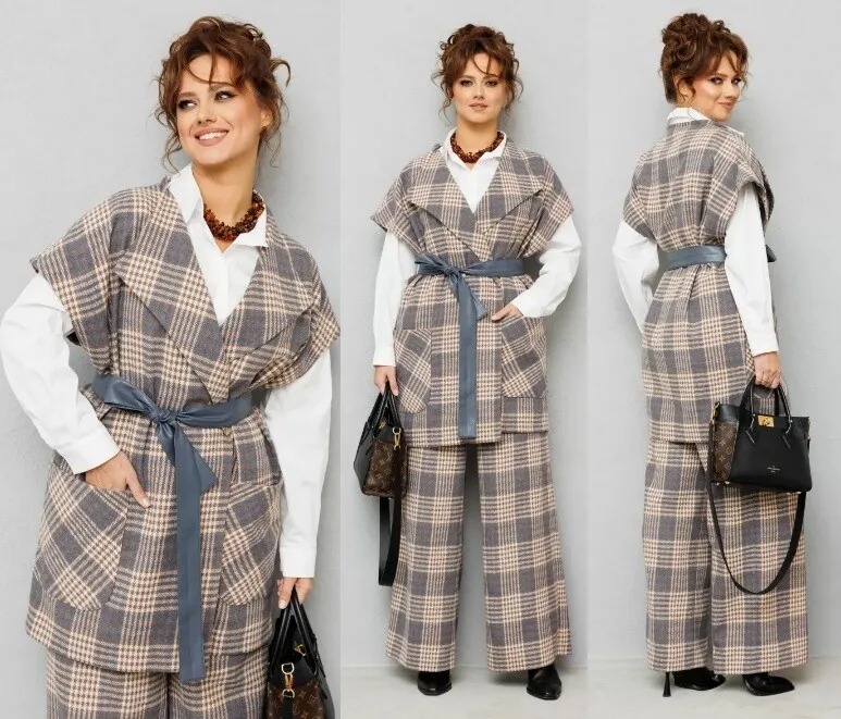 Костюм, жилет, брюки Anastasia 1172Б