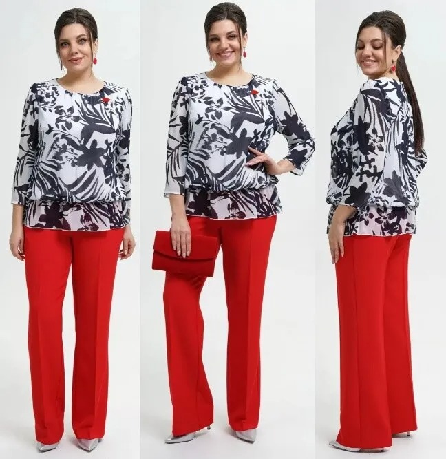 Комплект, блуза Alani Collection 2296
