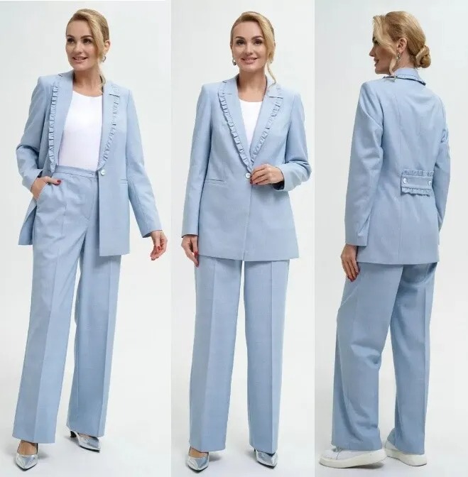 Костюм, жакет, брюки, блуза Alani Collection 2273