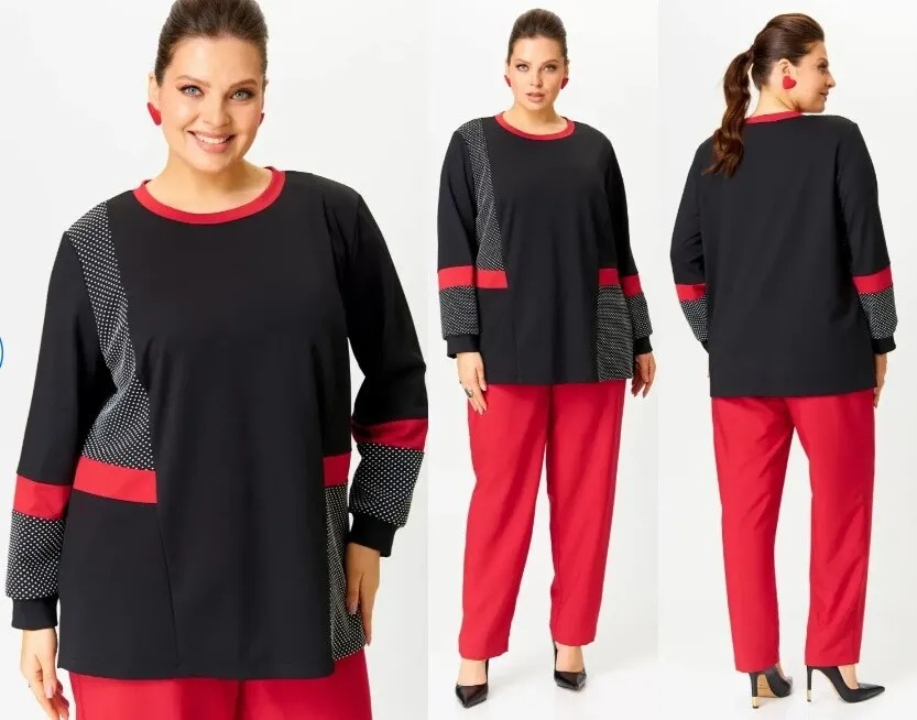 Комплект, джемпер, брюки OVERYOU М188