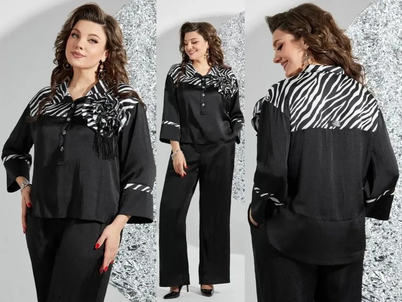 Комплект, блуза, брюки Mira Fashion 5531