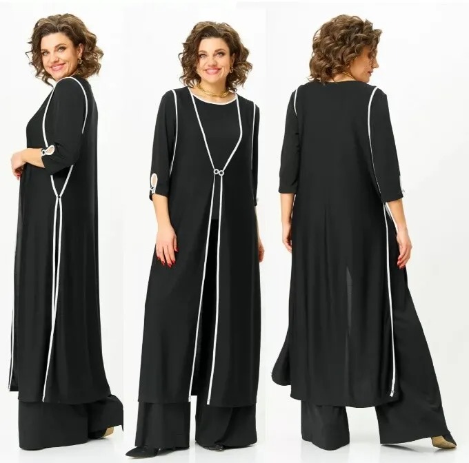 Брюки, жилет, топ Michel Chic 1413