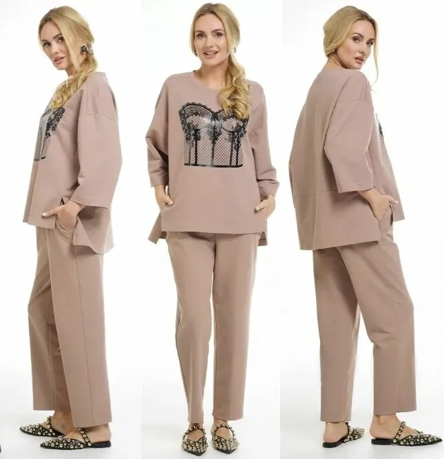 Комплект, блузон, брюки Alani Collection 2330